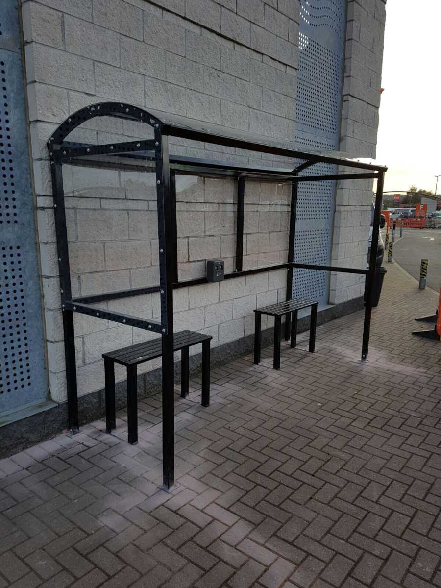 Smoking Shelter DWG Revit Shelter Store Library Smoking Shelter DWG Revit Shelter Store Library