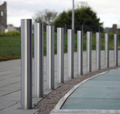 Flat Top Stainless Steel Bollard