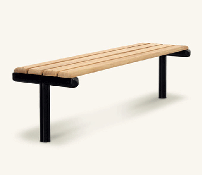 Parkway Ferrocast & Timber Bench