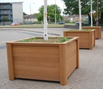 Premium Timber Street Planter