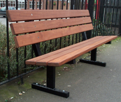 Urban Timber Slat Seat