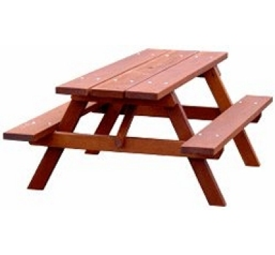 Woodland Picnic Table (Iroko Timber)