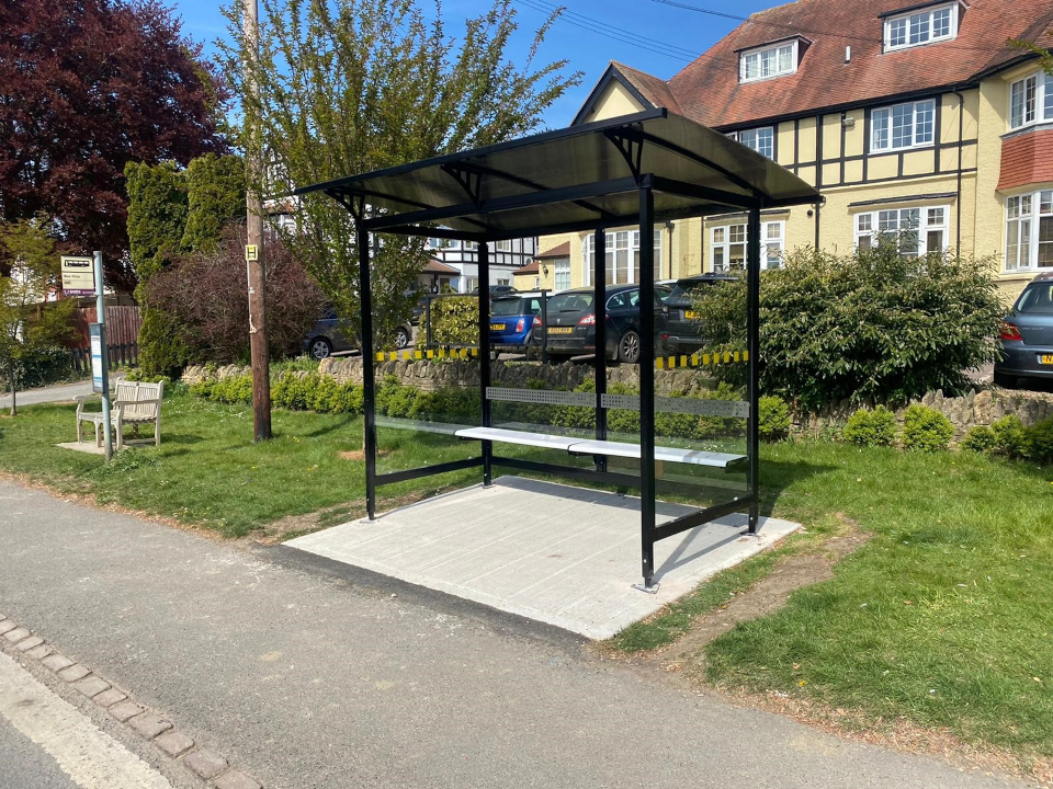 Image of a Shelter Store Bus Stop