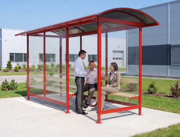 Image of a Shelter Store Smoking Shelter